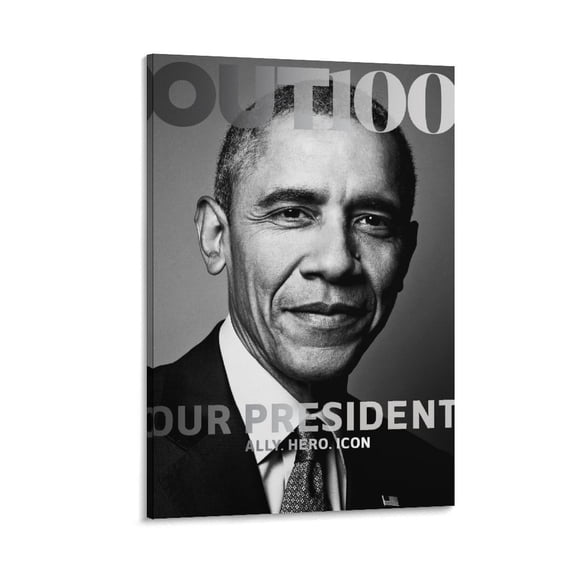 Mr. President Barack Obama Poster Posters Wall Art Painting Canvas Gift Living Room Prints Bedroom Decor Poster Artworks 16x24inch(40x60cm)
