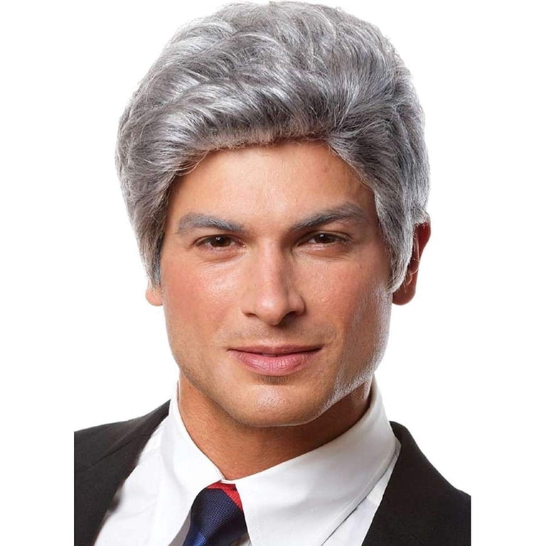 Mr. President Costume Wig (Grey)