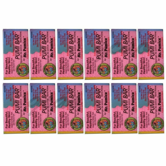 Mr Pumice Pumi Bar For Callus Remover Pedicure 12 Pieces