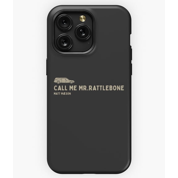 Mr. Rattlebone Matt Maeson Song Inspired Art A11397 Phone Case for iPhone 11 to 17 Pro Max