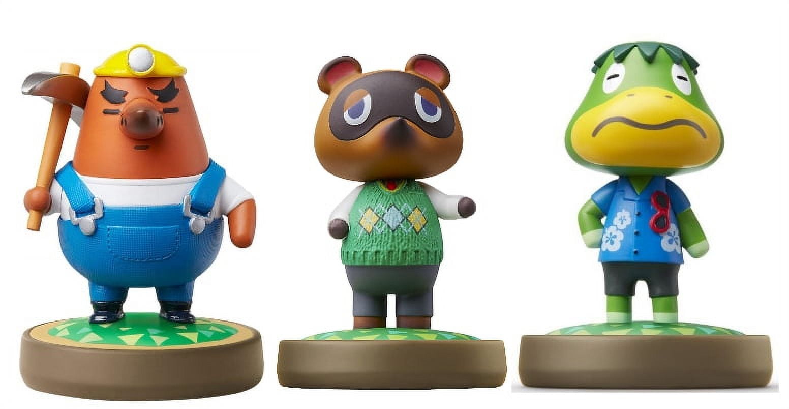 Mr. Resetti - Tom Nook - Kapp'n - Amiibo (Animal Crossing Series