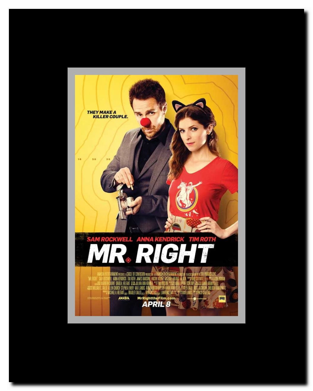 Mr. Right Framed Movie Poster