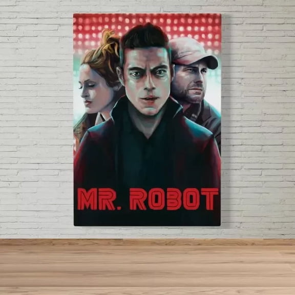 Mr. Robot Wall Art0 Home Decor Vintage Art Print Cute Birthday Gift Wall Art