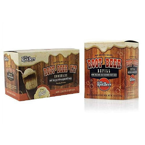 Mr. Root Beer 20041 Home Root-Beer-Making Kit +FREE Refill Kit Value PACK!!!