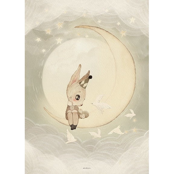 Mr Sam Print Wall Art, Modern Wall Decor For Living Room Bedroom, 16x24 UNFRAMED