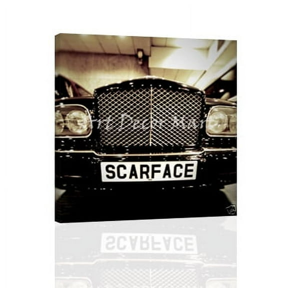 Mr Scarface's Bentley - CANVAS OR WALL ART PRINT