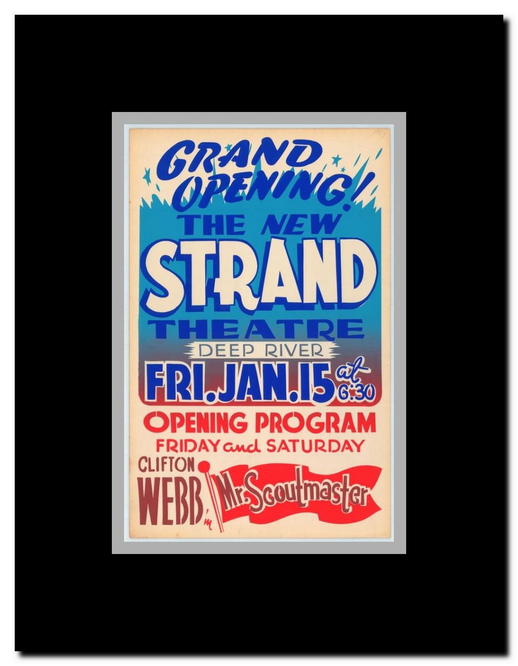 Mr. Scoutmaster Framed Movie Poster