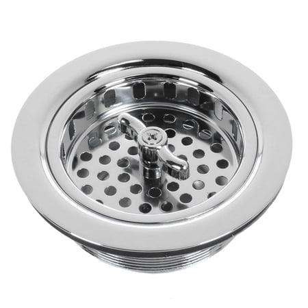 Mr. Scrappy 3.5" Drain Assembly with Basket Strainer, Polished Chrome 21-DSB-PC