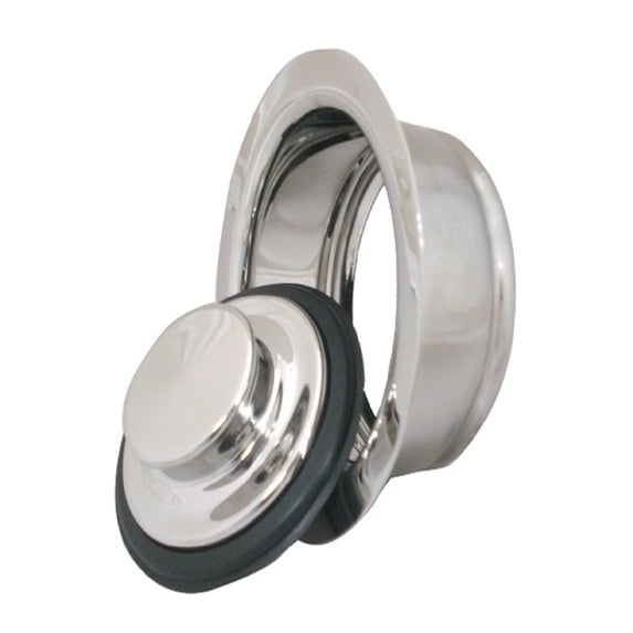 Mr. Scrappy 3.5" Garbage Disposal Flange and Stopper, Polished Chrome 21-DSFS3-PC