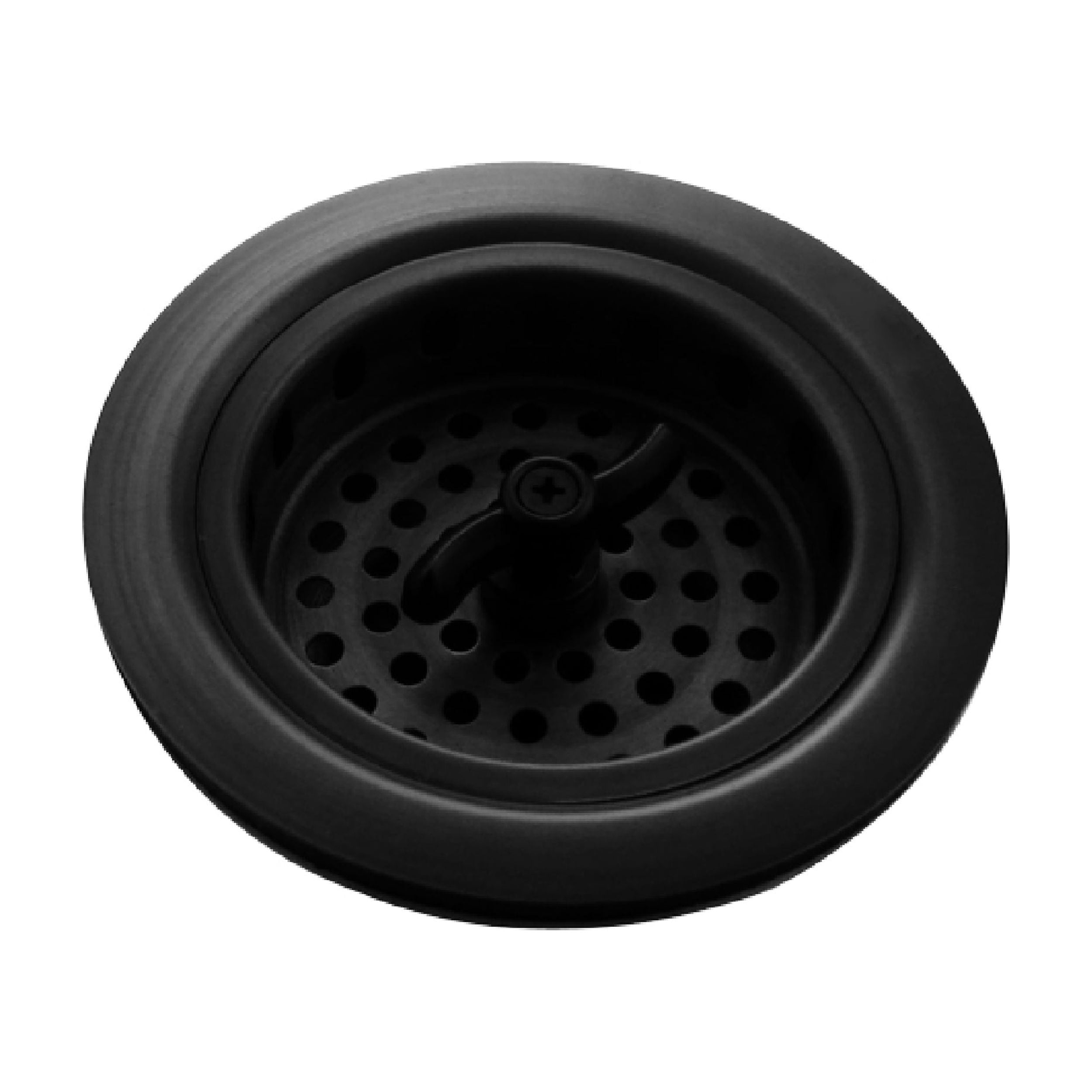 Mr. Scrappy 3.5" Twist Lock Basket Strainer and Flange for Kitchen Sink