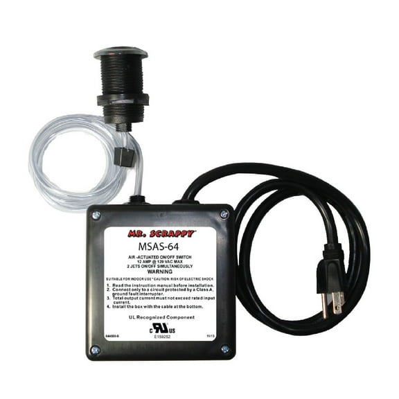 Mr. Scrappy Dual Outlet Garbage Disposal Air Switch 20-MSAS-64