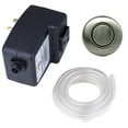 thumbnail image 1 of Mr. Scrappy Garbage Disposal Air Switch Kit with Brushed Nickel Button, Counter Top On/Off Switch for Waste Disposal 20-MSAS-65-BN, 1 of 5