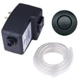 thumbnail image 1 of Mr. Scrappy Garbage Disposal Air Switch Kit with Matte Black Button, Counter Top On/Off Switch for Waste Disposal 20-MSAS-65-MTBK, 1 of 5