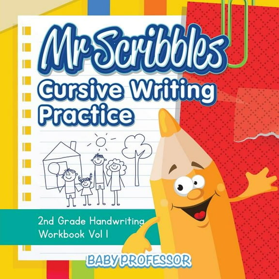 Mr Scribbles - Cursive Writing Practice 2nd Grade Handwriting Workbook Vol 1, (Paperback)