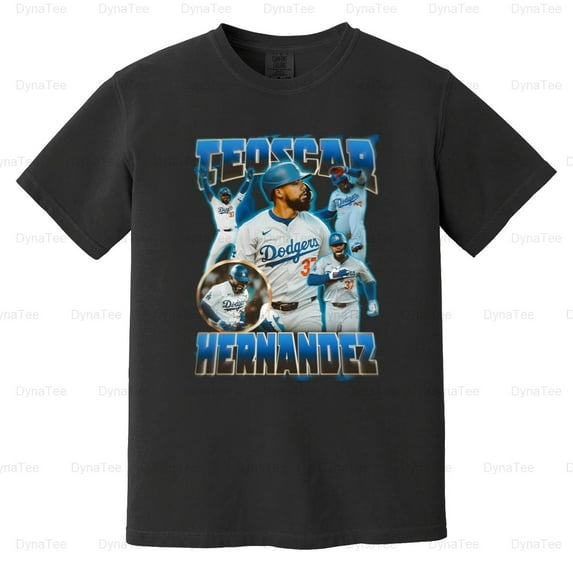Mr Seeds Teoscar Hernandez Baseball Graphic Sports Fan Tribute Comfort Color T-Shirt V41179 Unisex, up to 4XL