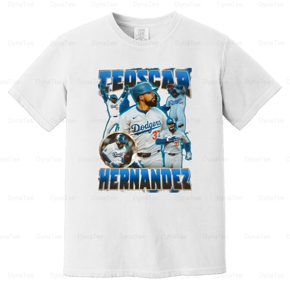Mr Seeds Teoscar Hernandez Baseball Graphic Sports Fan Tribute Comfort Color T-Shirt V41179 Unisex, up to 4XL