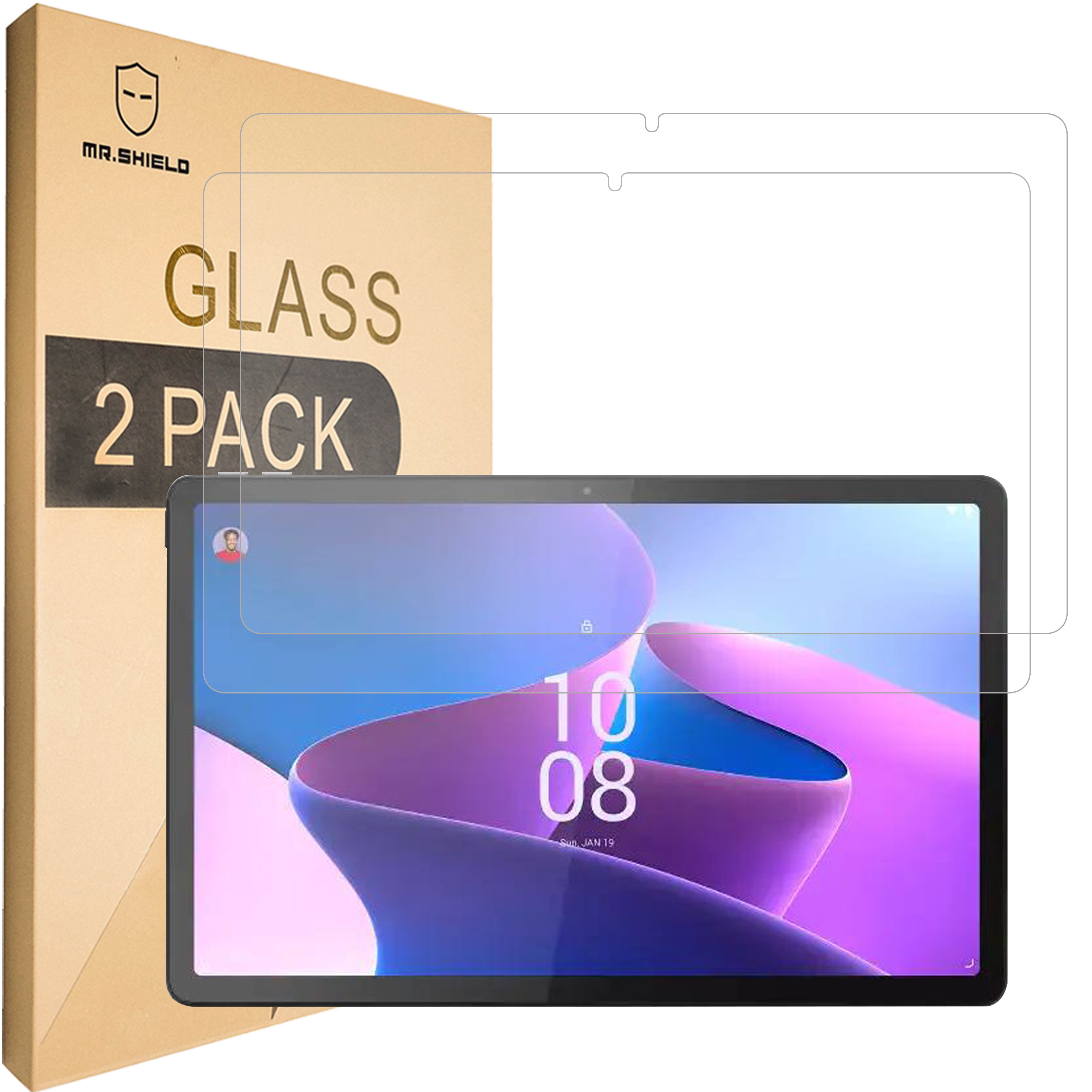 Mr.Shield [2-PACK] Tempered Glass Screen Protector For All-New Fire HD 8 (6th Gen, 2016) - 9H Hardness, Ultra Thin 0.3mm