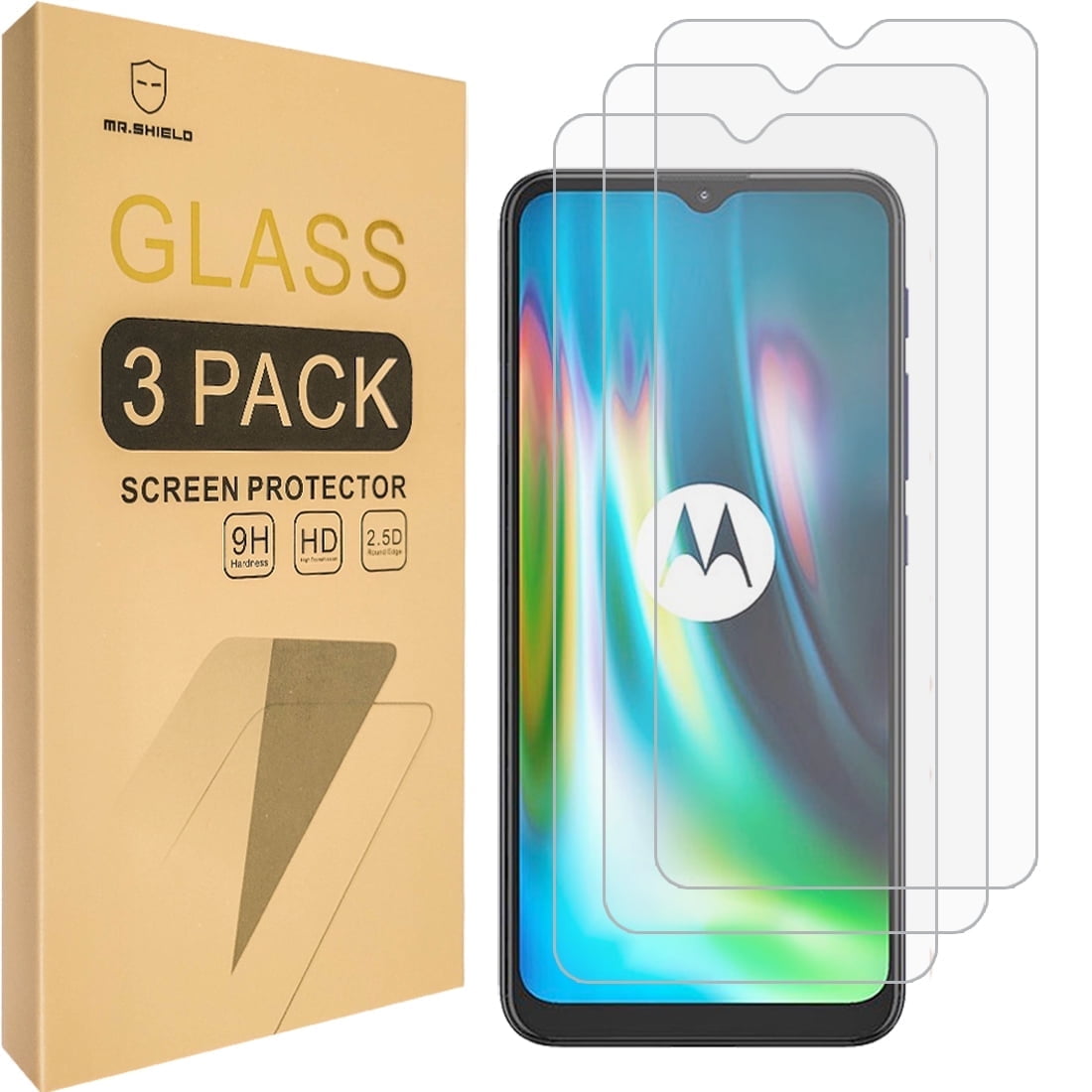 Clear Tempered Glass Screen Protector For Motorola Moto G9 Power - 9H Hardness, Anti-Fingerprint