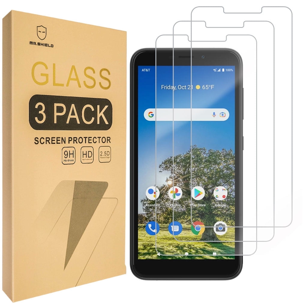 Mr.Shield 3-Pack Tempered Glass Screen Protector For AT&T Maestro 3 - 9H Hardness Japan Glass