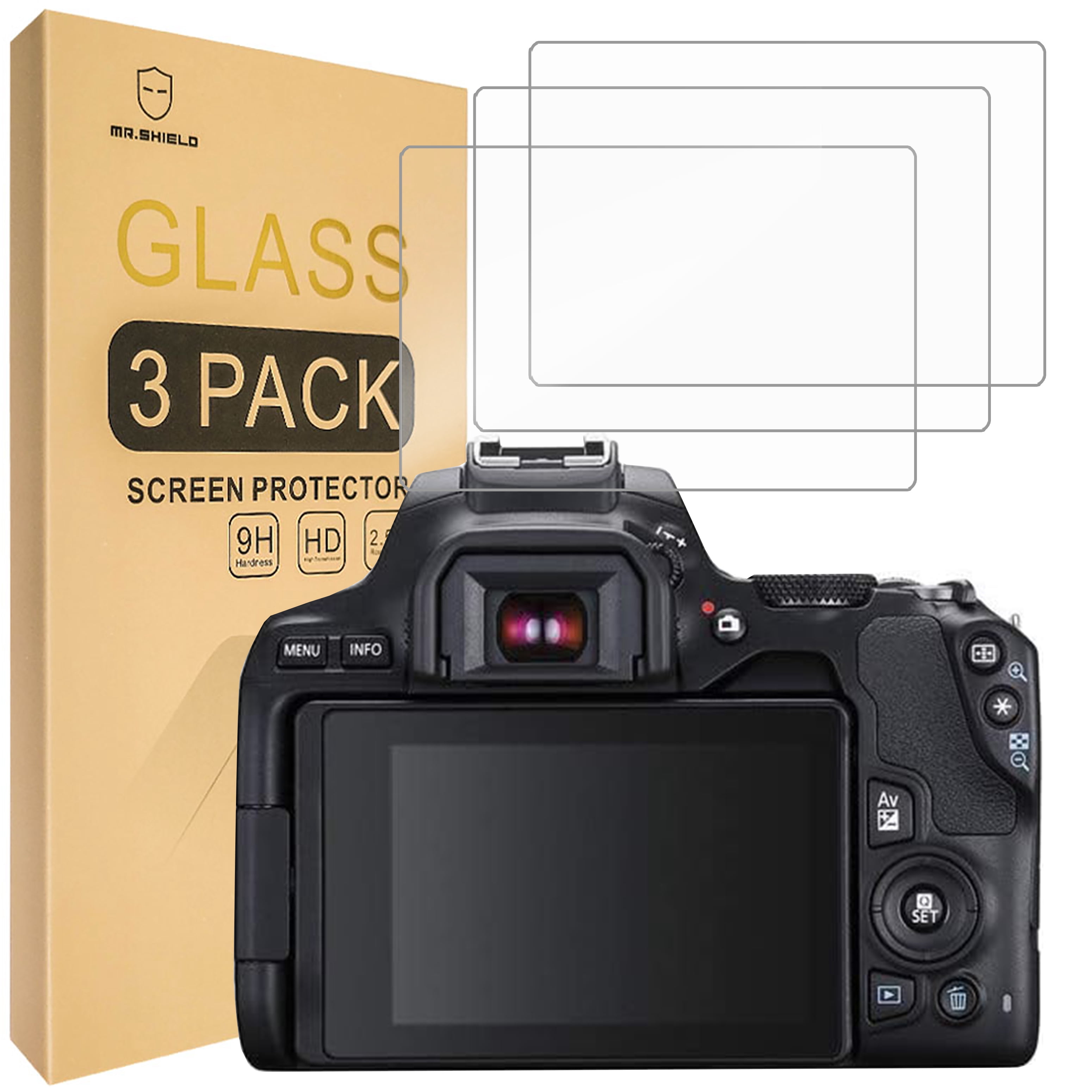 BROTECT AirGlass Schermbeschermer Voor Canon EOS R10 – Hybride Glasfolie – 9H Hardheid – Ultra-dun En Flexibel – Made In Germany