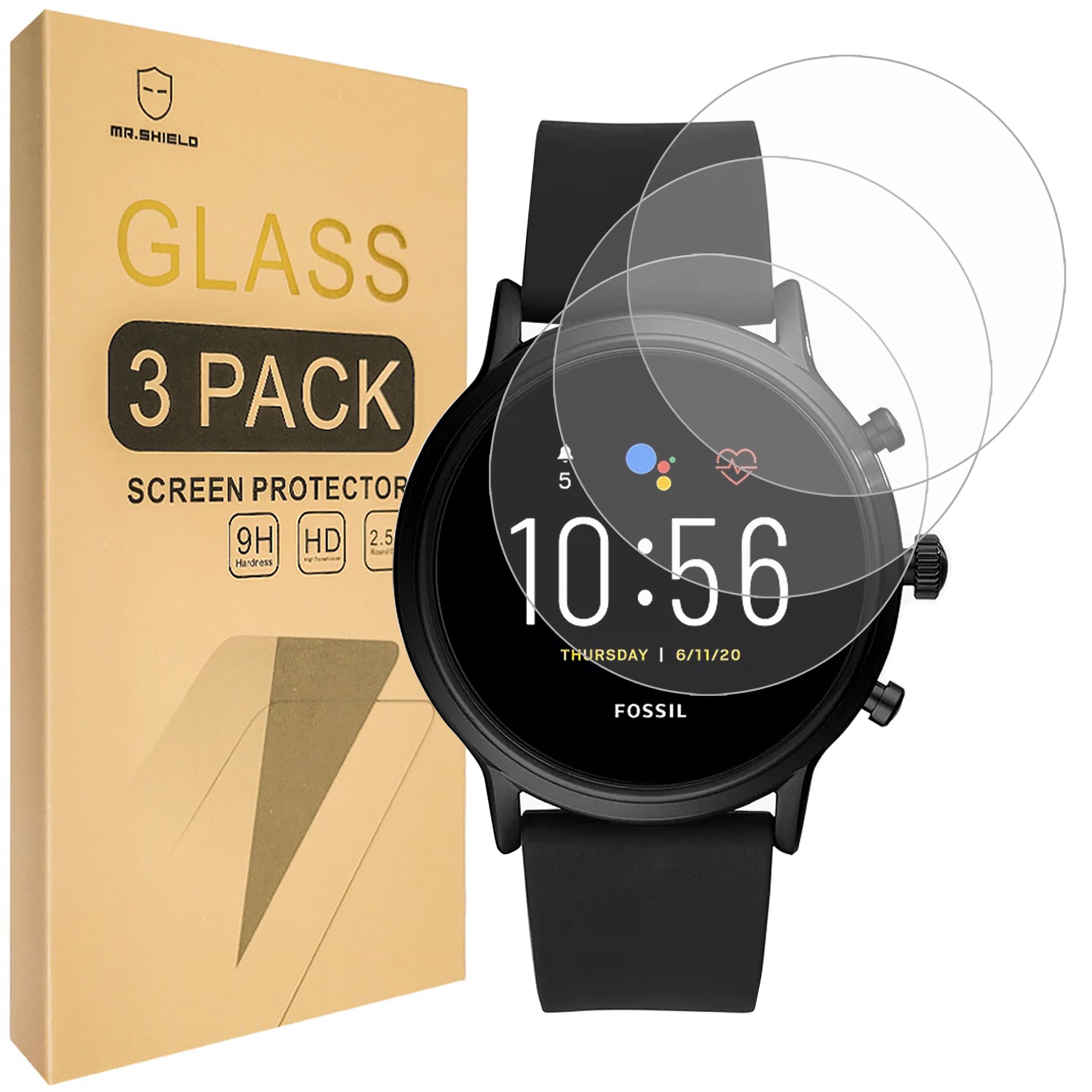 Carlyle Tempered Glass For Fossil Gen Screen Protector Compatible