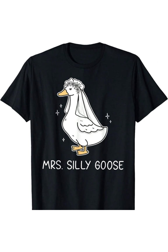 Mr. Silly Goose And Mrs. Silly Goose Couple Matching Wedding T-S1Hirt