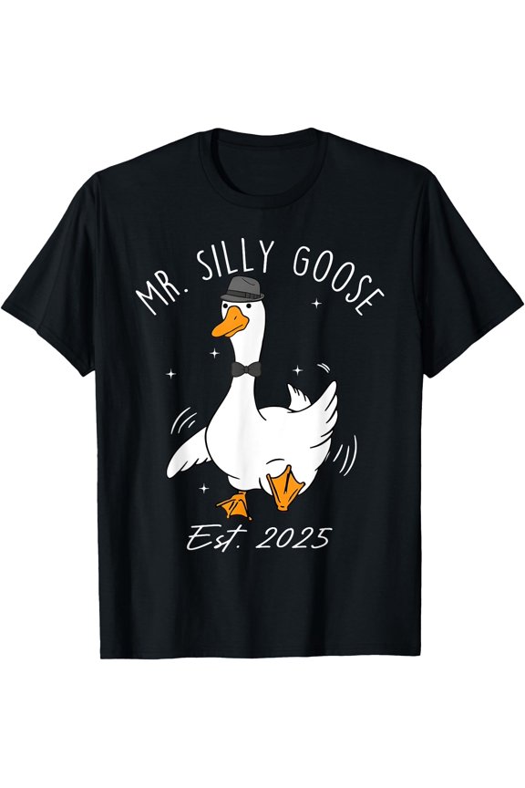 Mr. Silly Goose Couple Matching Wedding Funny Groom to Be T-Shirt, Unisex T-Shirt