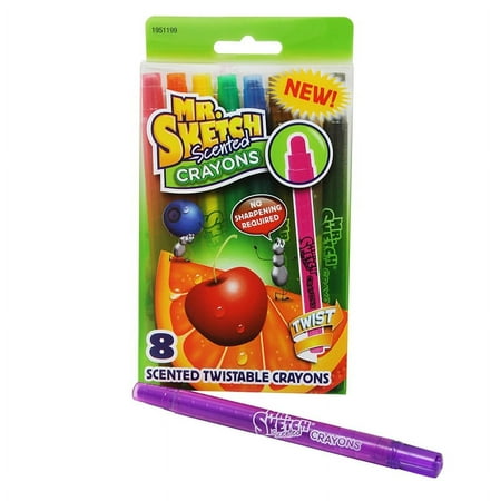 Mr. Sketch® Scented Twistable Crayons, 8 Per Pack, 6 Packs