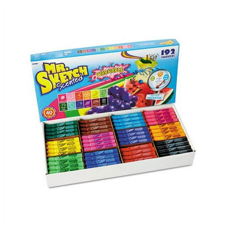 Mr. Sketch® Kids Non-Toxic Scented Washable Chisel Marker Sets
