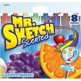 thumbnail image 1 of Mr. Sketch Scented Watercolor Marker, Broad Chisel Tip, Assorted Colors, 8/Set, Each, 1 of 3