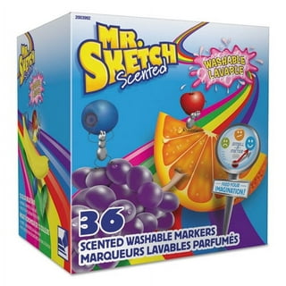 Mr. Sketch Watercolor Markers, Scented Assorted Colors, Set Of 12