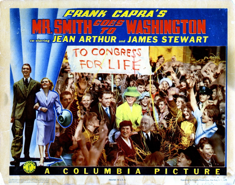 Mr Smith Goes To Washington Canvas Art - (28 x 22)
