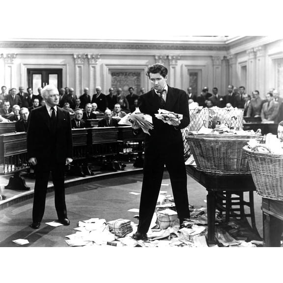 Mr. Smith Goes To Washington Claude Rains James Stewart 1939 Photo Print (14 x 11)