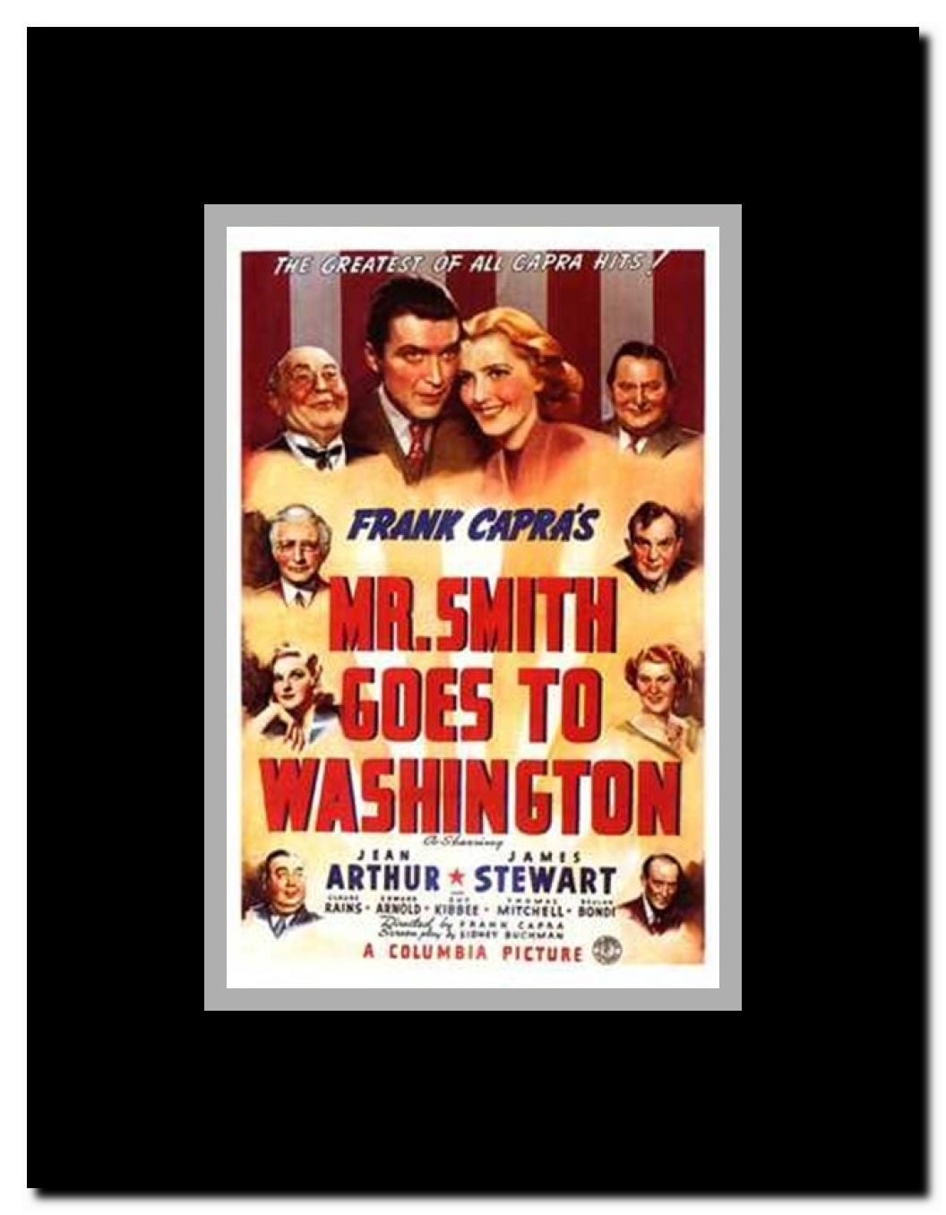 Mr Smith Goes to Washington Framed Movie Poster