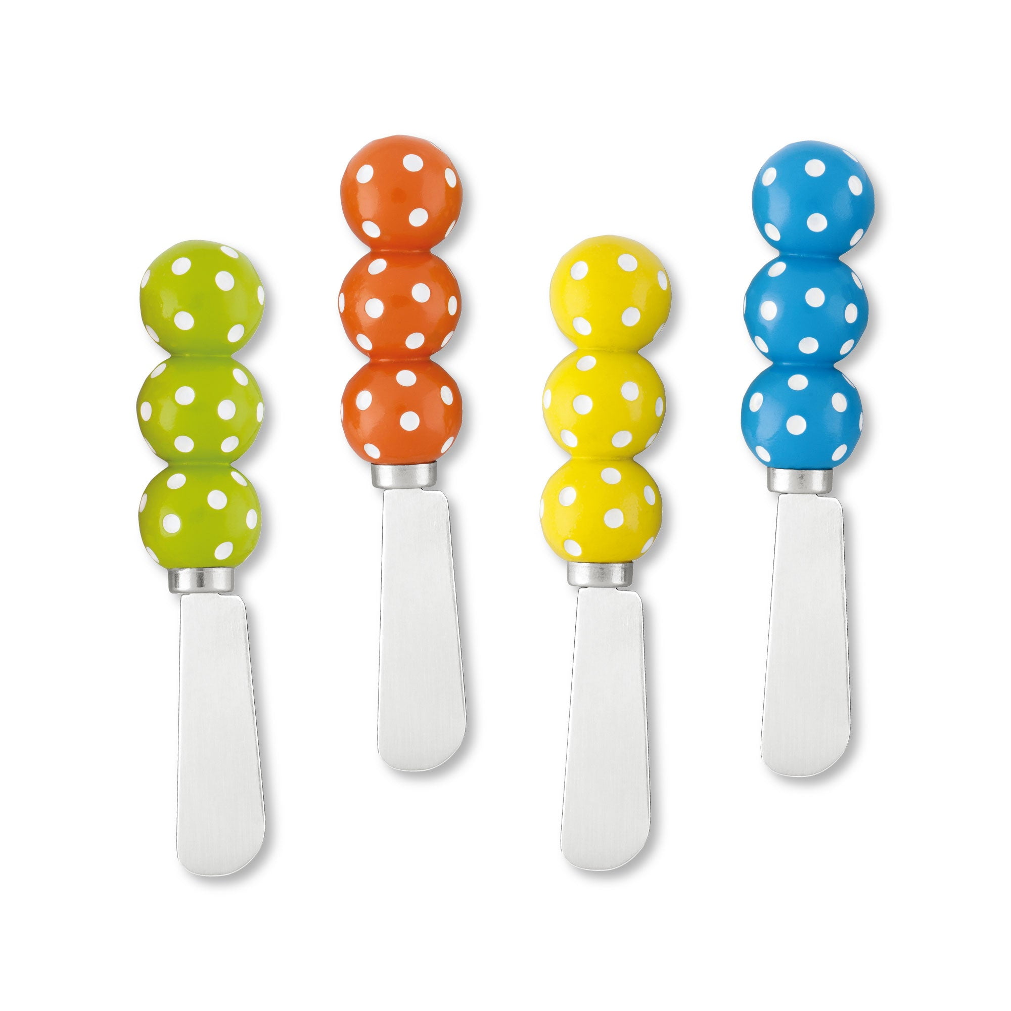 Mr. Spreader 4Piece Pickle Balls Hand Painted Resin Handle with