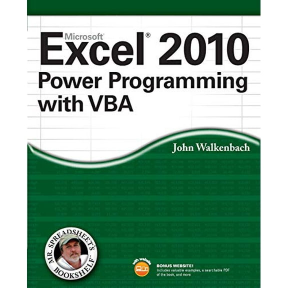 Pre-Owned Mr. Spreadsheet's Bookshelf: Excel 2010 Power Programming with VBA (Paperback)