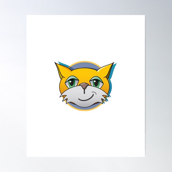 Mr Stampy Cat Poster Wall Art, Modern Wall Decor For Living Room Bedroom, 12x18 UNFRAMED