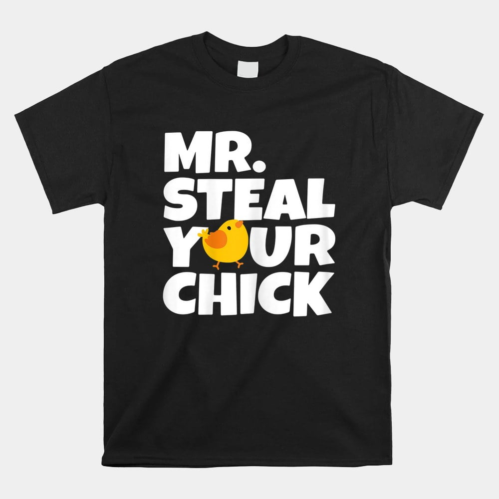 Mr Steal Your Chick Easter Chicken Boys Egg Hunting Shirt
