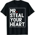 thumbnail image 1 of Mr Steal Your Heart for Toddlers Valentine's Day T-Shirt Shirts, 1 of 3