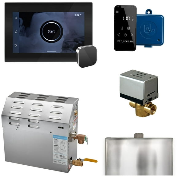 Mr Steam 05C1an000 Xbutler Steam Shower 5Kw Generator Package - Black