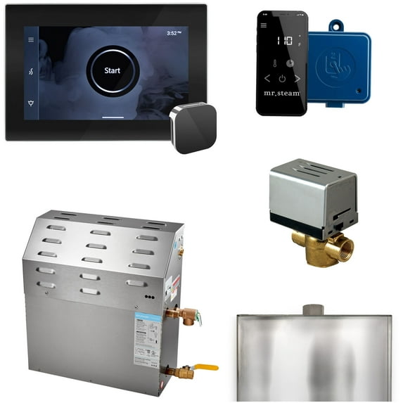 Mr Steam 12C1an000 Xbutler Steam Shower 12Kw Generator Package - Black