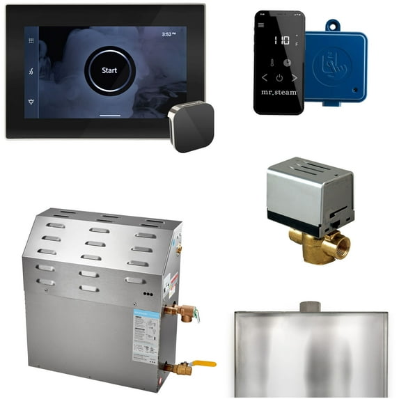 Mr Steam 15C1an000 Xbutler Steam Shower 15Kw Generator Package - Black