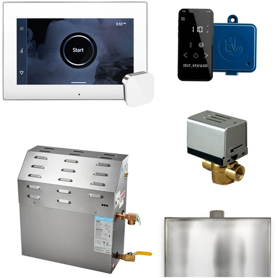 Mr Steam 15C1an000 Xbutler Steam Shower 15Kw Generator Package - White