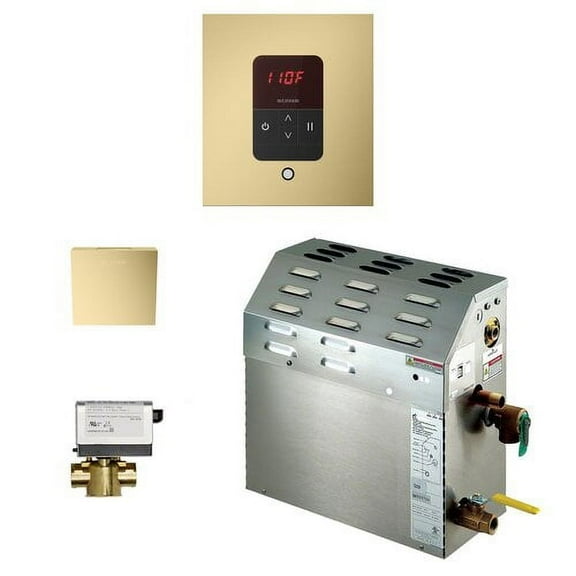 MS400EC1 9kW Steam Gen w iTempo® AutoFlush® Squ Satin Brass
