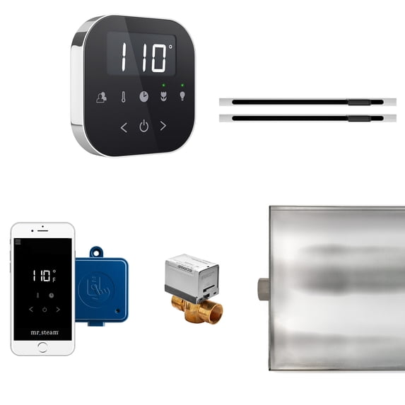 Mr Steam Abtlrlxbk Airbutler Max Linear Steam Generator Control Kit / Package - Chrome