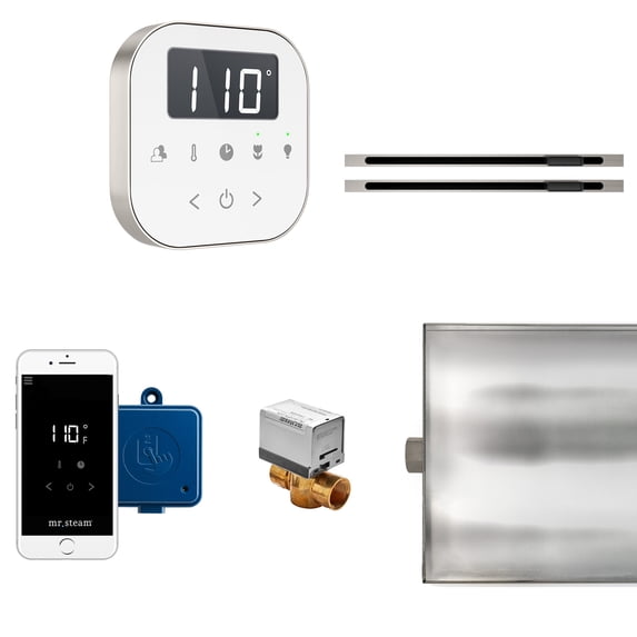 Mr Steam Abtlrlxwh Airbutler Max Linear Steam Generator Control Kit / Package - Nickel