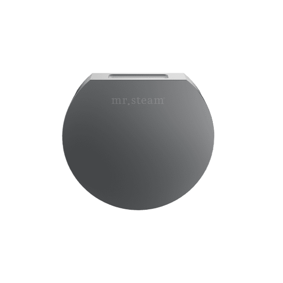 Mr Steam Designer 3 in. Steamhead with AromaTherapy Reservoir in Round Satin Steel