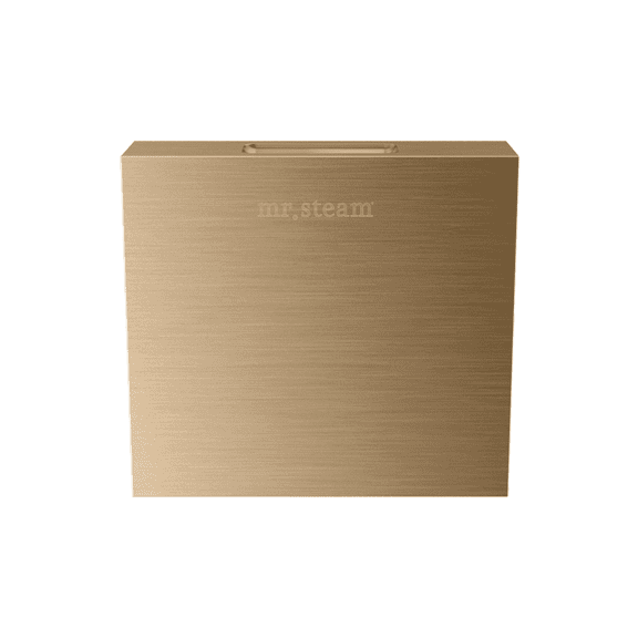 Mr Steam Designer 3 in. Steamhead with AromaTherapy Reservoir in Square Brushed Bronze
