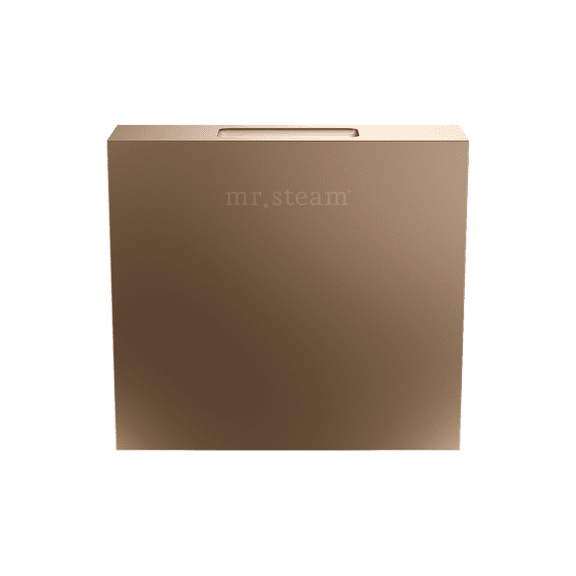 Mr Steam Designer 3 in. Steamhead with AromaTherapy Reservoir in Square Nouveau Bronze