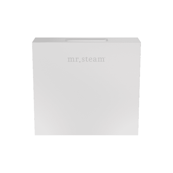 Mr Steam Designer 3 in. Steamhead with AromaTherapy Reservoir in Square White